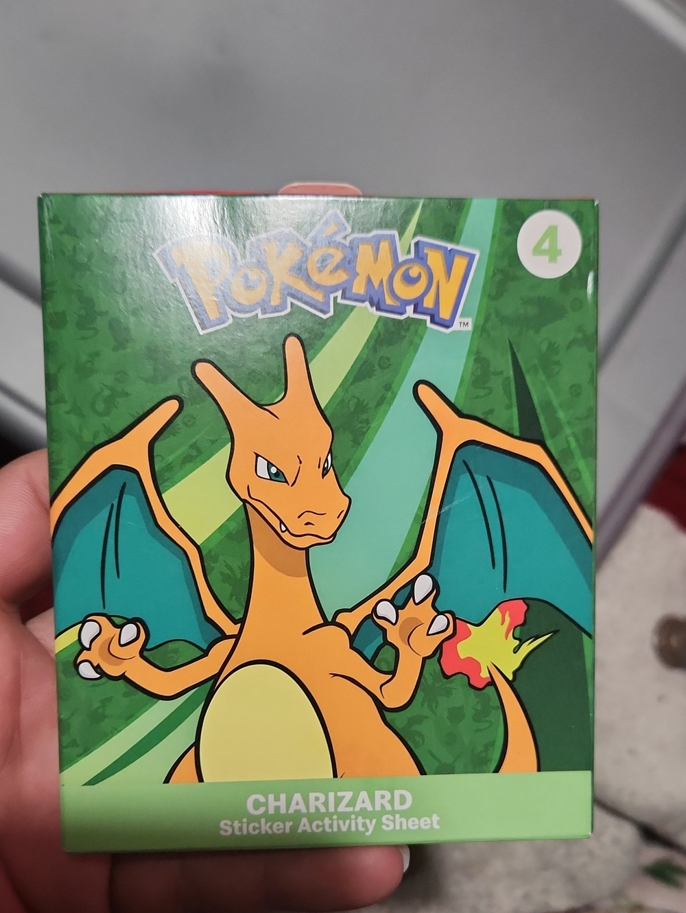 2025 McDonald’s Pokémon Charizard Sticker Activity Sheet #4 (NEW)(UNOPENED)